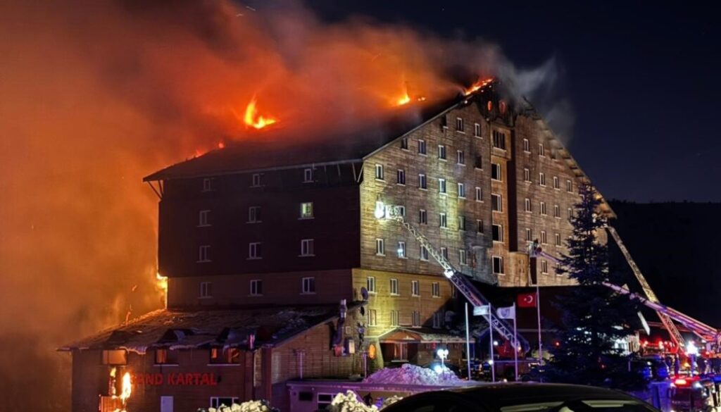 APTOPIX Turkey Fire