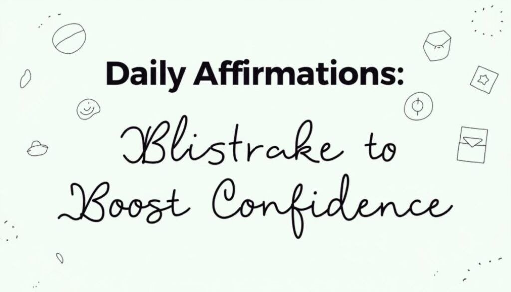 Daily Affirmations to Boost Confidence