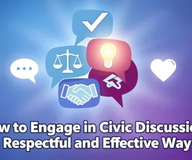 How to Engage in Civic Discussion in a Respectful and Effective Way