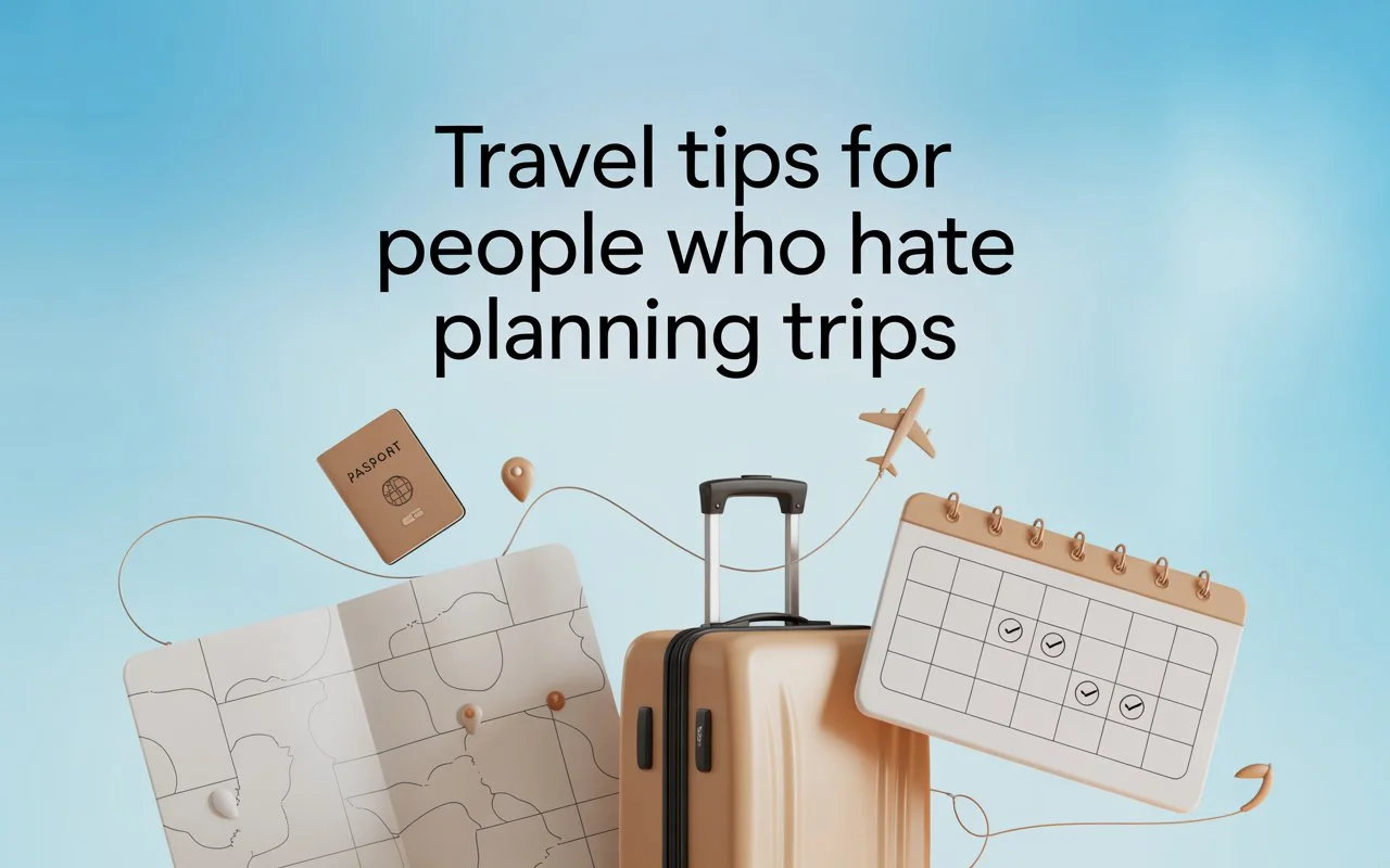 Travel Tips for People Who Hate Planning Trips